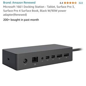 Microsoft edge dock model 1661